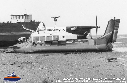 SRN5 at the Hovercraft Museum -  (credit: The <a href='http://www.hovercraft-museum.org/' target='_blank'>Hovercraft Museum Trust</a>).